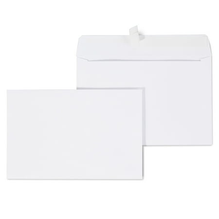 Staples EasyClose Booklet Envelopes 6  x 9  White 250/Box (SPL570225) Pack of 3 