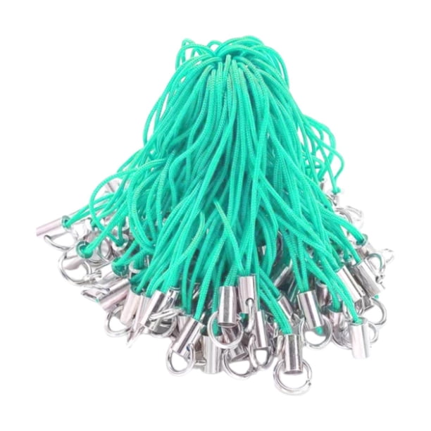 100 piezas de cordones para teléfono Strade Fareast Limited con dijes Lariat Verde claro