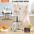 thumbnail image 2 of Picadora comercial de verduras y frutas VEVOR Kattex con hoja de 3/8 pulgadas, 2 of 9