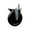 Swivel - Posi Lock Brake - Black, variant on 4 Inch SS Phenolic Wheel Swivel ½ Inch Threaded Stem Caster Set Brake SCC