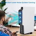 thumbnail image 6 of PS5 Cooling Fan with LED Light,Quiet and Efficient Cooling System for PS5 Cooler,2 Fan Speeds,USB 3.0 Port Compatible with PlayStation 5 Digital & Discs Edition，Not for PS5 Slim and New PS5 Pro, 6 of 7
