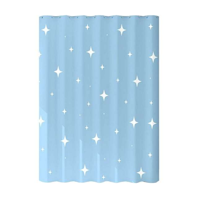 SDNall Doublure de Rideau de Douche, Crochets de Rideau de Douche, Rideaux de Douche pour Salle de Bain, Rideau de Douche pour Salle de Bain - Imperméable, Conception Sans Trou, Imprimé Élégant pour Cloisons de Toilette