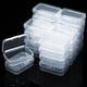 thumbnail image 5 of 24 paquetes de recipientes pequeños de plástico transparente SATINIOR con tapa con bisagras para gua, 5 of 6