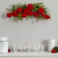 thumbnail image 4 of Nearly Natural 32" Red Geranium and Berry Swag Artificial Flower Plant, 4 of 5