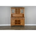 thumbnail image 4 of Pemberly Row 54" Farmhouse Wood Buffet and Hutch in Rustic Oak, 4 of 6