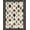 Black Taupe Ivory, Pattern 2, variant on Design&I 2'x3' Ultra Soft Door Mat, Long Geometric Hallway Trellis Southwestern Motif Bordered Frame None Fluffy Washable Easy Care Indoor rug for Bedside Entryway