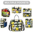 thumbnail image 2 of OBREWU Lemons and Daisies Women's Insulated Leakproof Large Lunch Bag, Oxford Cloth, 2 of 7
