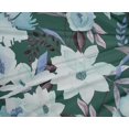 thumbnail image 4 of oneOone Polyester Lycra Dark Green Fabric Florals Diy Clothing Quilting Fabric Print Fabric By Yard 56 Inch Wide, 4 of 4