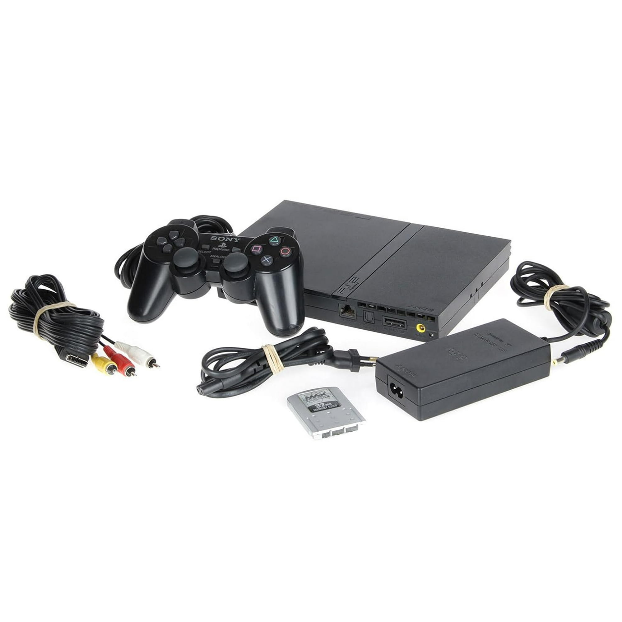 Manette Sans Fil Pour PlayStation 2 (PS2) - Noir Ou Bleu - Compatible PS2 - Neuf (ouvert)