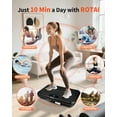 thumbnail image 3 of BEF Vibrating Plate Exercise Machine，Bluetooth Remote and LED Display, 300 lbs, 150 Watts Shake Board for Women and Men, Entertainment Activities, Black, 3 of 7