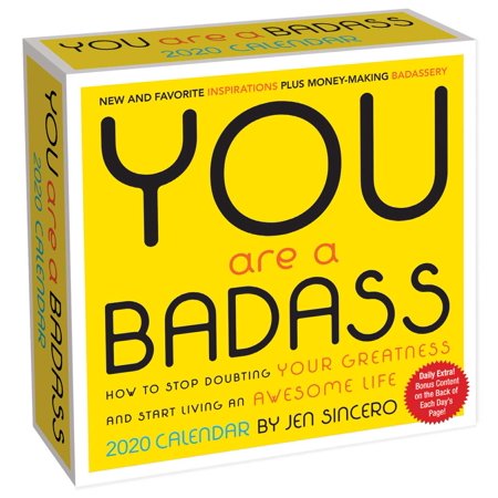 You Are a Badass 2020 Day-to-Day Calendar