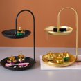 thumbnail image 4 of Double Tier Storage Platter,2 Tier Iron Fruit Tier Iron Fruit Tray Storage Platter Tray Tried and Trusted, 4 of 12
