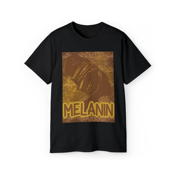 Queen Melanin Unisex Ultra Cotton Tee Black Girl Tshirt Gift For Black Women Melanin Gift Melanated Tee Black Culture