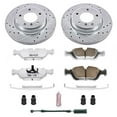 thumbnail image 3 of PowerStop Front Z26 Street Warrior Carbon-Fiber Ceramic Brake Pad and Drilled and Slotted Rotor Kit Fits: BMW Select Models K867-26, 3 of 9
