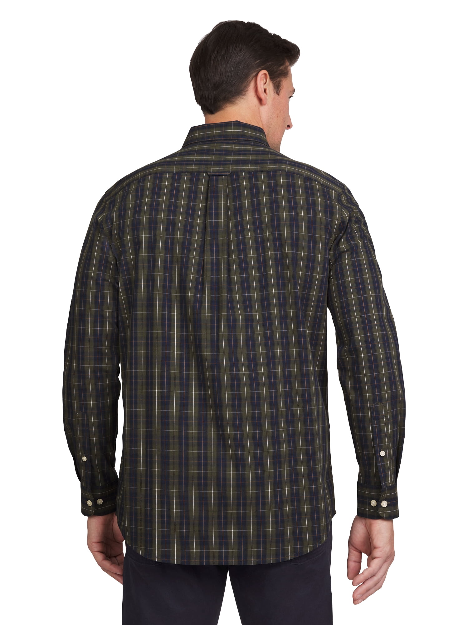Chaps Men's & Big Men's Classic Long Sleeve Stretch Button-Down Shirt, Sizes S-2XL
