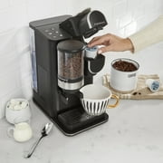 Cuisinart Grind & Brew Classic Black Single Serve Coffee Maker with Built-In Grinder