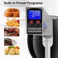 thumbnail image 5 of Electric Air Fryer Cooker - Healthy Oil Less Dry Fryer Hot Air Steam Fryer with Digital Control Button Screen, Detachable Fry Basket 1500W, 3.7 Quart (Black), 5 of 8