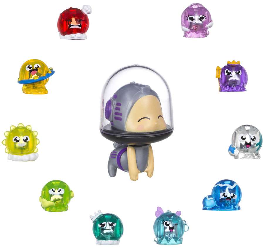 Hanazuki Lunalux Treasures Space (Collection 1), Includes 10 Treasures