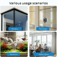 thumbnail image 6 of VividEye 2K Window Cameras For Home Security, 5G & 2.4GHz WiFi Indoor Camera With Full Color Night Vision, Human/Motion Detection, 24/7 Recording, Peel-and-Stick, Easy & Quick Install, 6 of 10