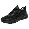 thumbnail image 1 of asddcavvf Men Sports Shoes Fashionable And Simple Solid Color Hollowed Out Mesh Breathable And Comfo, 1 of 9