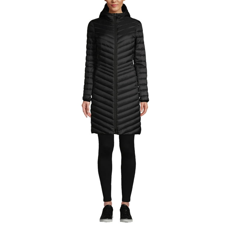 Lands' End Women's Petite Ultralight Puffer Down Coat, Packable