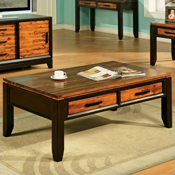 Steve Silver Company Abaco Rectangular Coffee Table Walmart Com Walmart Com