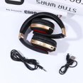 thumbnail image 4 of Stereo Foldable Headphone Wireless Over-Ear Headset for Home Office Running Golden with 5.0 Support 1Set, 4 of 4