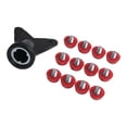 thumbnail image 4 of 12 Pcs Crampons de Bottes de Soccer Crampons de Soccer 7 mm 10 mm Pointes de Rechange Rouges 7 Mm+10 mm, 4 of 9