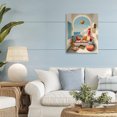 thumbnail image 3 of Stupell Industries Eclectic Mediterranean Seaside Window View Canvas Art, 16 x 20, by Lisa R Dumm, 3 of 8