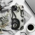 thumbnail image 6 of Graffiti Street Art Phone Case, Airbrush 8-Ball & Playing Card Tattoo Aesthetic Protective Cover for iPhone 16 15 14 13 12 11 Pro Max Plus Mini, 6 of 6