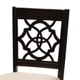 thumbnail image 4 of Baxton Studio Renaud 5-Piece Wood Upholstered Dining Set in Sand and Espresso, 4 of 7