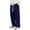 Blue*, variant on Men's Corduroy Pants Solid Color with Pocket Drawstring Comfortable Stretch Daily Wear Chic Holiday Trousers