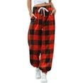 thumbnail image 1 of Qmyliery Christmas Fashion Printed Women Sweatpants Drawstring Jogger Pants with Pocket, 1 of 7