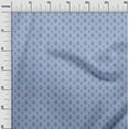 thumbnail image 3 of oneOone Rayon Blue Fabric Asian Block Sewing Material Print Fabric By The Yard 56 Inch Wide, 3 of 5