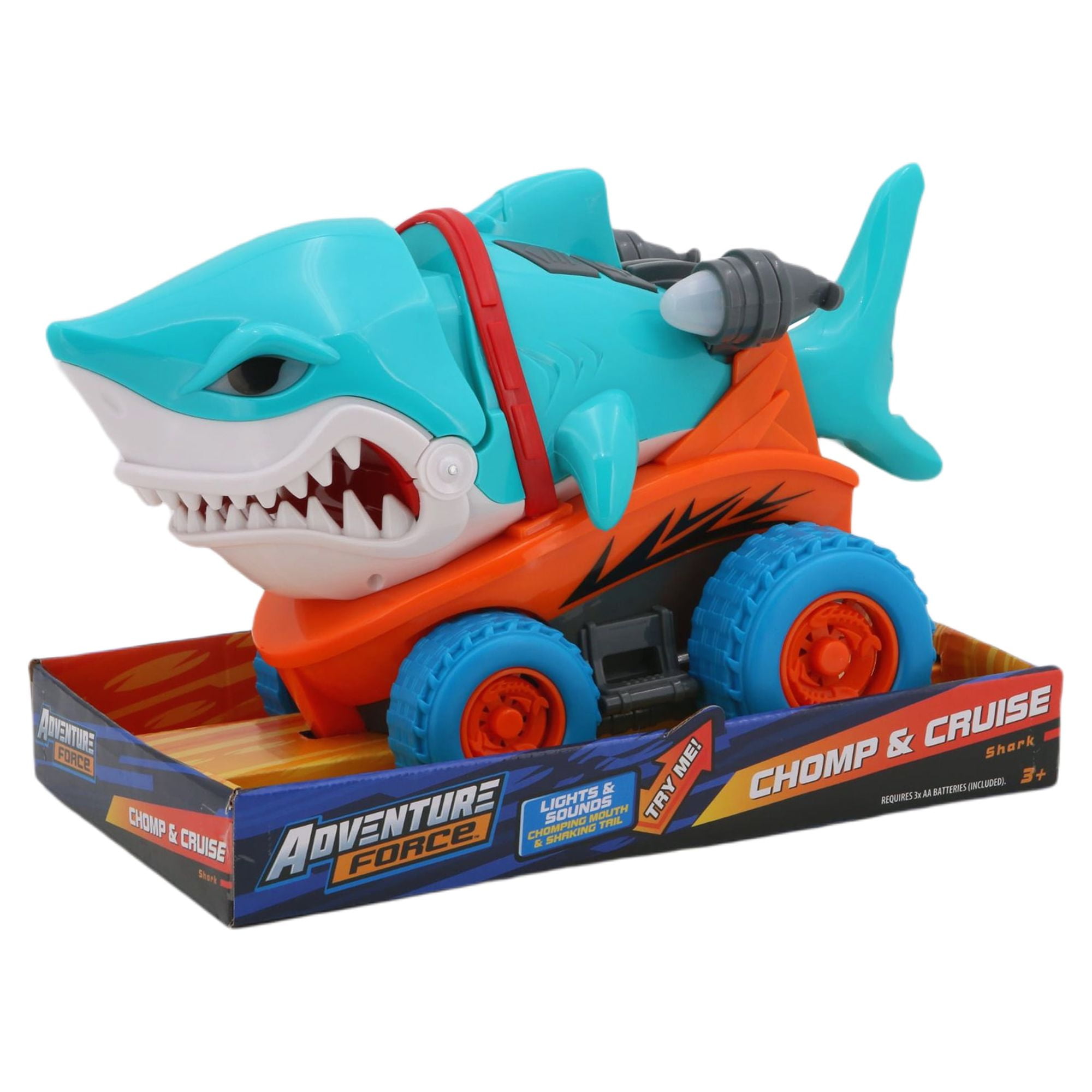Adventure force light and sound shark ship playset 2025