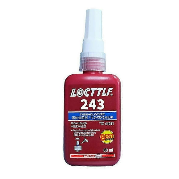 2Pack Loctite 243 Threadlocker Blue Bolt Blue Liquid Lock Tight Medium Strength