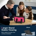 thumbnail image 7 of Decase Tablet Case for Samsung Galaxy Tab A9+ / A9 Plus 11" 2023 (SM-X210/X216/X215) with Kickstand & Shoulder Strap,Tri-Layer PC+TPU Back Cover,Heavy Duty Case for for Tab A9+ Tablet Women Men,E, 7 of 7