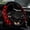 Red, variant on Checkered Plaid Car Steering Wheel Cover Protector Fluffy Plush Red-Black Universal Non-Slip Warm 15'' Elastic