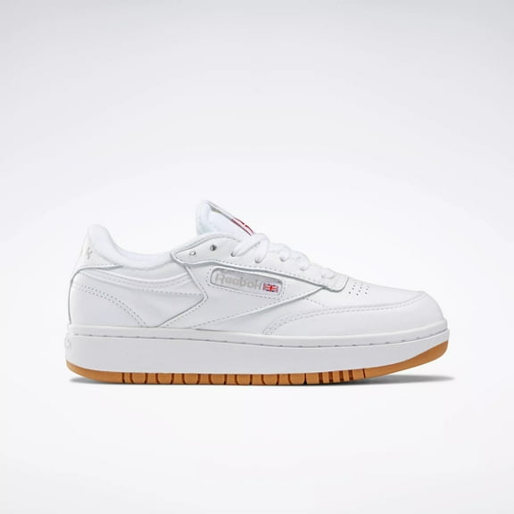Reebok Club C Double Womens Shoes Size 6, Color: White/White