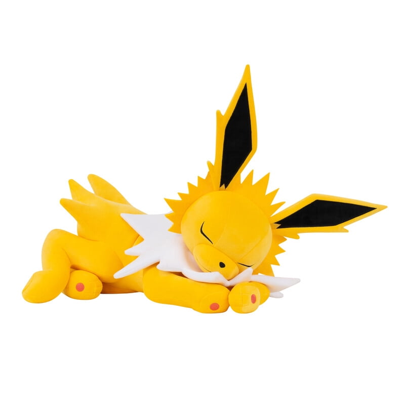 Pokemon Jolteon Sleeping Plush - 18-Inch Premium Plush in Sleeping Pose