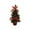 Red, variant on Christmas Tree 11.81inch Mini Artificial Christmas Trees Small Tabletop Xmas Decor Tree Set Star,Butterfly and Ball Ornaments for Christmas Decorations Holiday Home Decorations