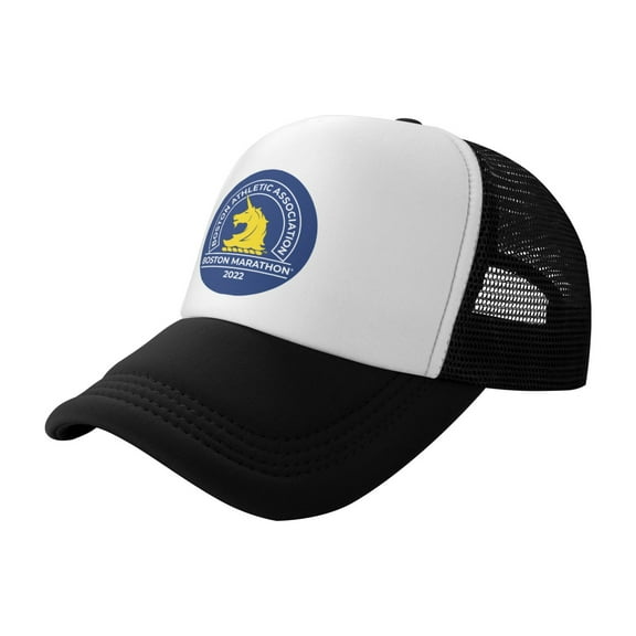 Boston Marathon Trucker Hats,Adjustable Comfortable Mesh Shade Baseball Cap For Men And Women
