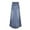 Light Blue, variant on Women's Retro Button Fly Packaged A-line Maxi Long Denim Skirt High Waisted Jean Skirt Wash Light Blue L