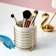thumbnail image 4 of Soporte para Brochas de Maquillaje de Joyería, Taza de Vela de Decoración Cubo de Almacenamiento de Escritorio Redondo para Lápiz Portalápices Oro L BLESIY Copas de joyería cosmética, 4 of 8