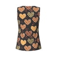 thumbnail image 5 of Xecao Heart print women's scoop neck, loose-fit workout tank tops for the gym., 5 of 9