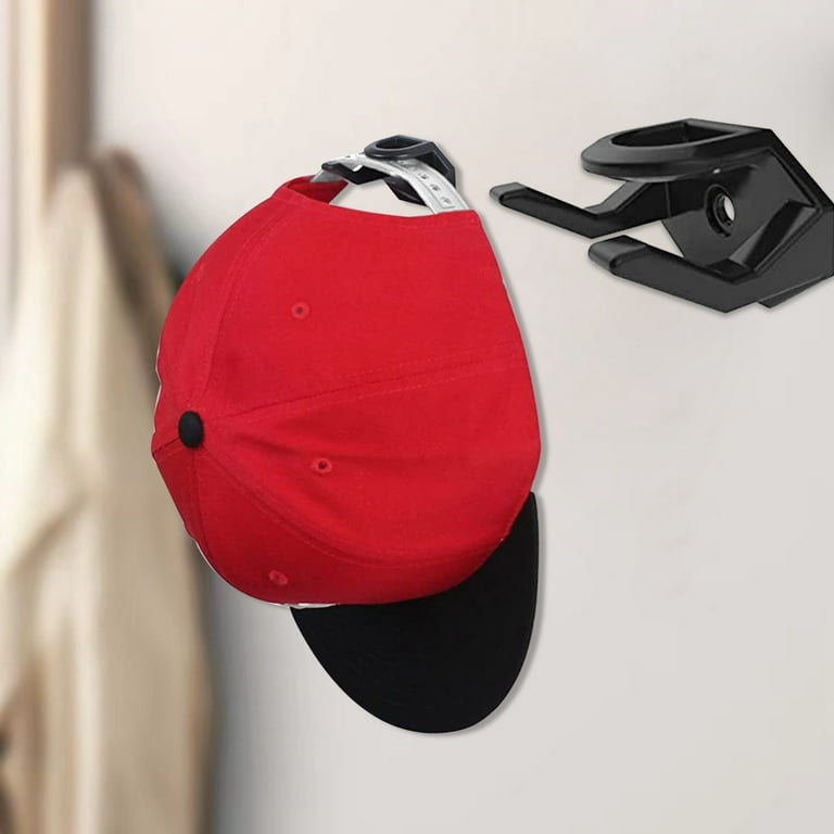 Nomeni Command Hooks Clearance Modern Adhesive Hat Hooks for Wall Hat Rack for Baseball Caps Minimalist Hat Display Strong Hold Hat Hangers for Wall