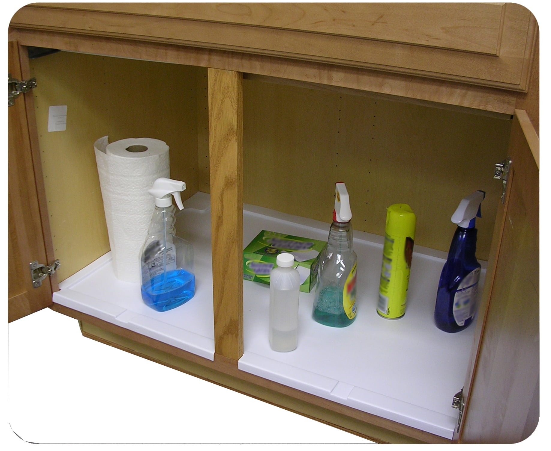 Vance Trimmable Under Sink Tray for 33 inch Base Cabinet ...
