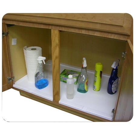  VANCE Trimmable Under Sink Tray for 36 in. Base Cabinet, Protects Cabinets from Leaks and Spills
