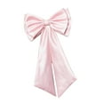 thumbnail image 3 of Boque de satén desmontable suministros elegantes para el vestido para vestidos de graduación Fiestas de regalos de viaje Rosa, 3 of 8