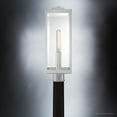 thumbnail image 5 of Luxury Modern Farmhouse Outdoor Post Light, 20.50''H x 7.00''W, with Industrial Style Elements, Minimalist Design, Stainless Steel Finish and Clear Beveled Glass, UQL1363, 5 of 7